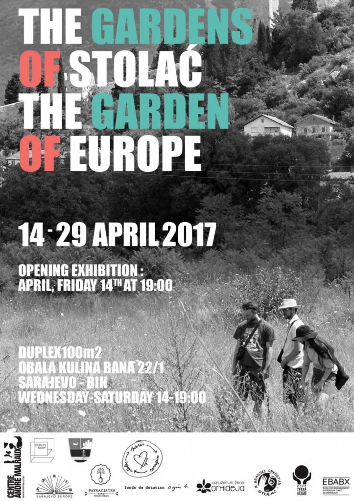 Exposition « Jardins de Stolac, Jardin de l’Europe »- Sarajevo, Bosnie